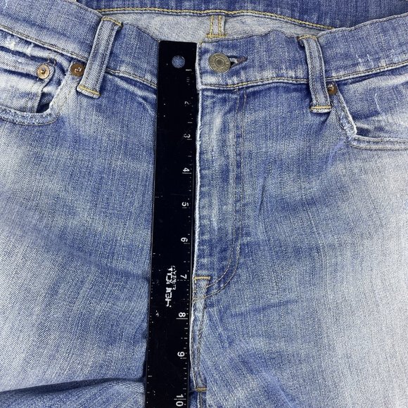 Polo Ralph Lauren Tompkins Skinny Jeans Women's 31 Distressed Ripped Faded Wash - Picture 15 of 16